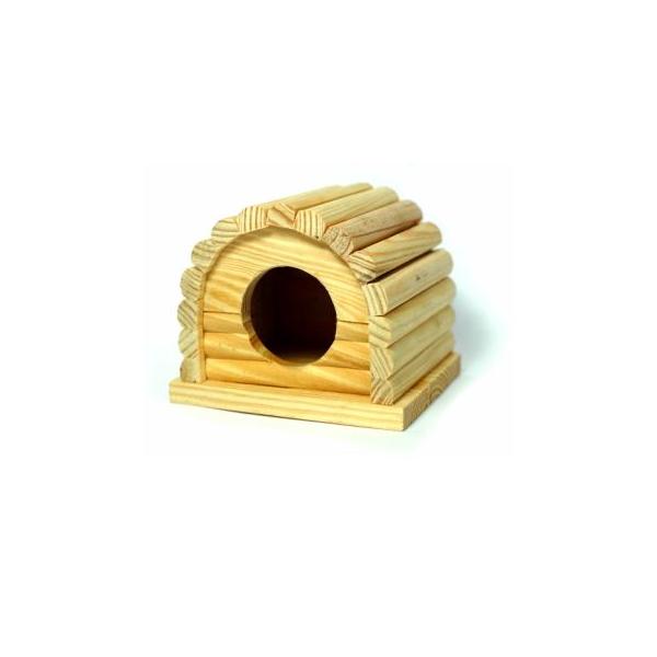  Nhà gỗ mái vòm tròn cho Hamster L100 x W90 x H105mm - AM092