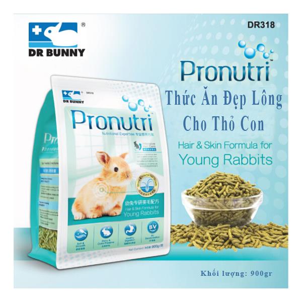  Dr.Bunny Thức ăn làm đẹp lông cho Thỏ con 900g - DR318